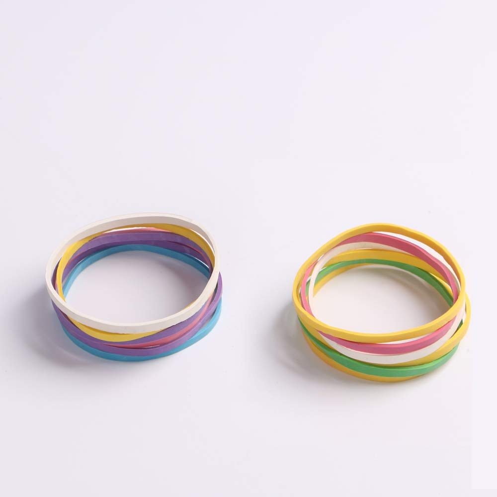 EONO Rubber Band Ball, 170 Bands per Ball, Document Organizing,Assorted Colors