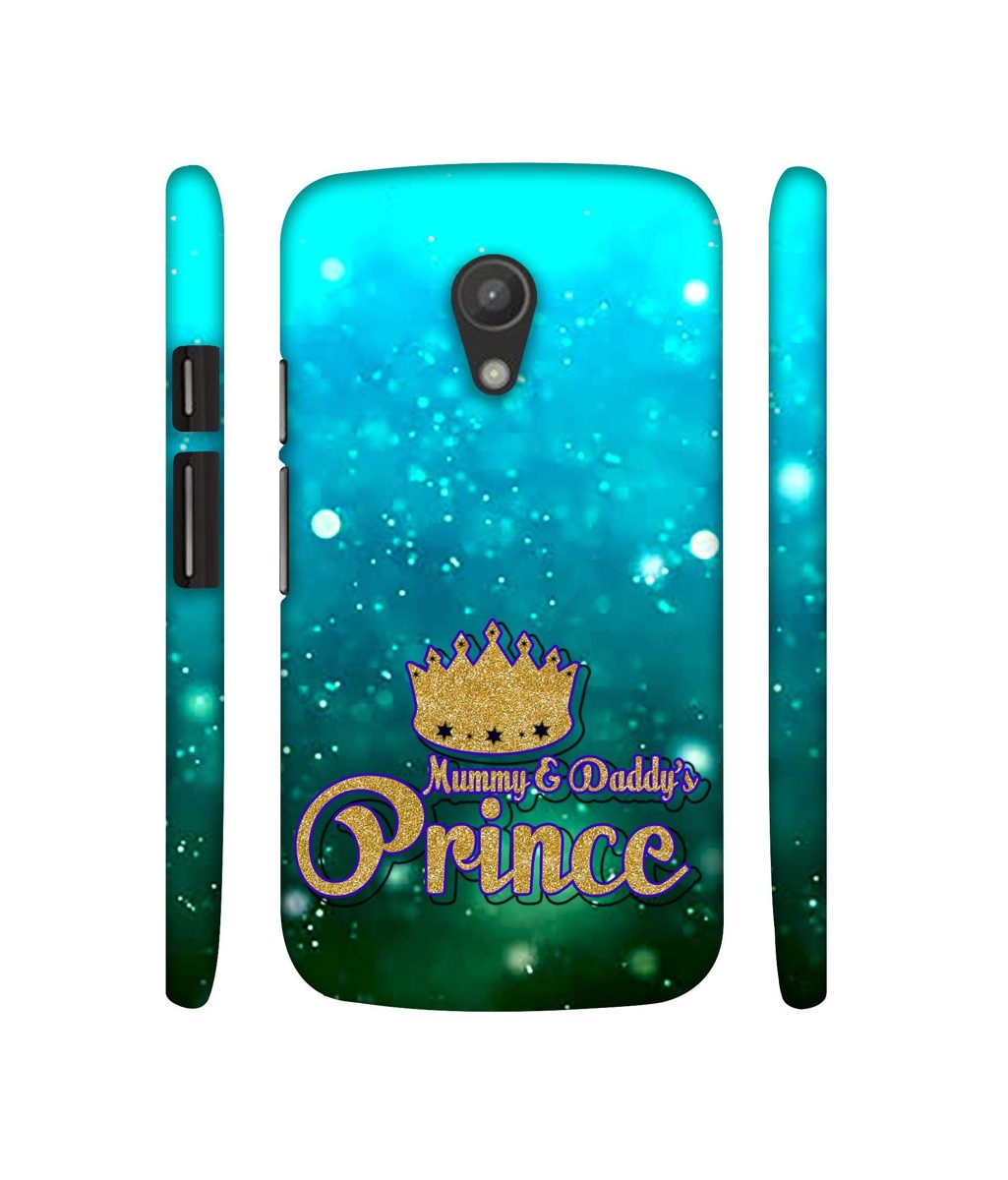 Amazon Brand - Solimo Designer Mummy & Daddy's Prince 3D Printed Hard Back Case Mobile Cover for Motorola Moto G 2nd Generation