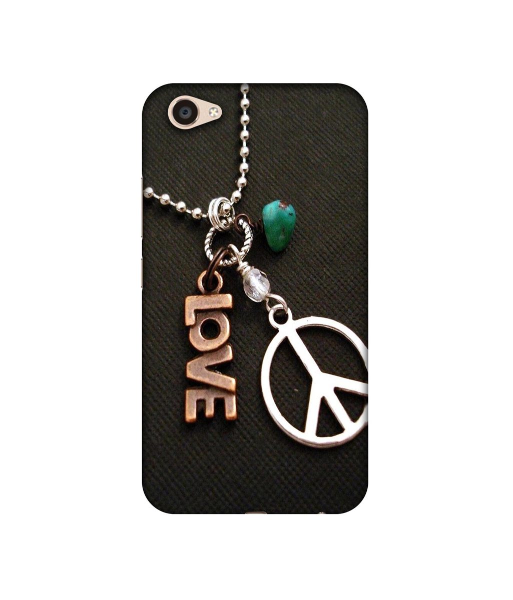 Amazon Brand - Solimo Designer Love and Peace UV Printed Soft Back Case Mobile Cover for Vivo V5 Plus