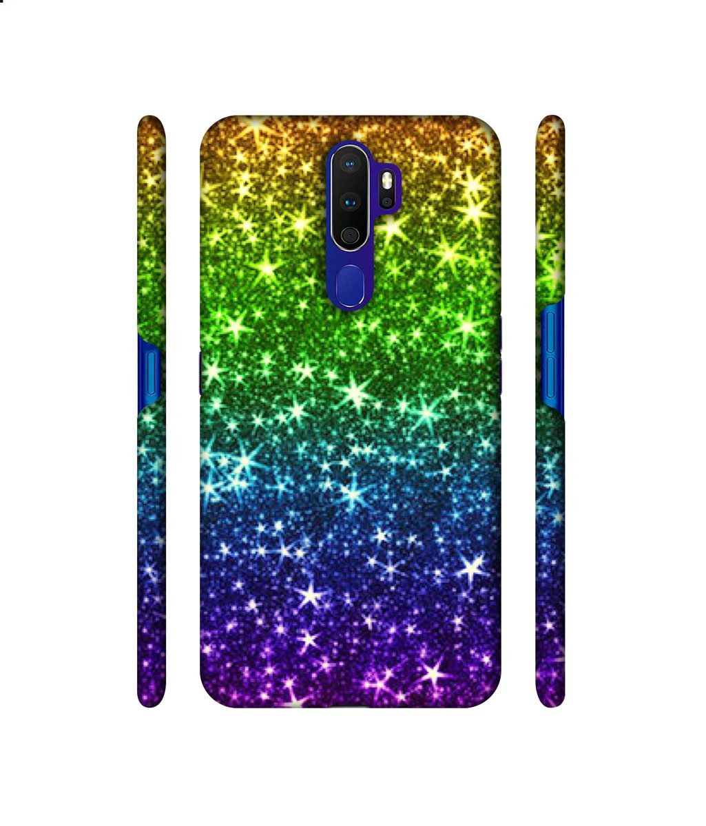 Amazon Brand - Solimo Designer Multicolor Stars 3D Printed Hard Back Case Mobile Cover for Oppo A9 (2020)
