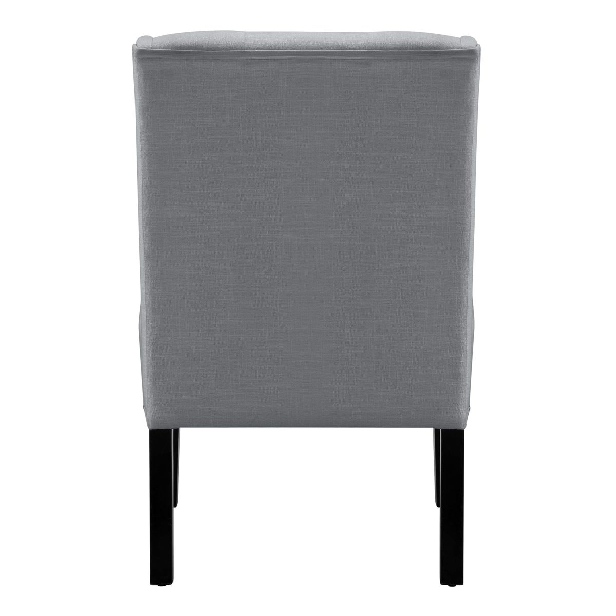 AmazonBasics tufted accent chair with wood legs, Grey