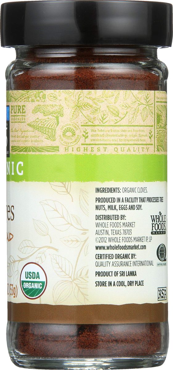 365 Everyday Value, Organic Ground Cloves Ground, 1.87 oz