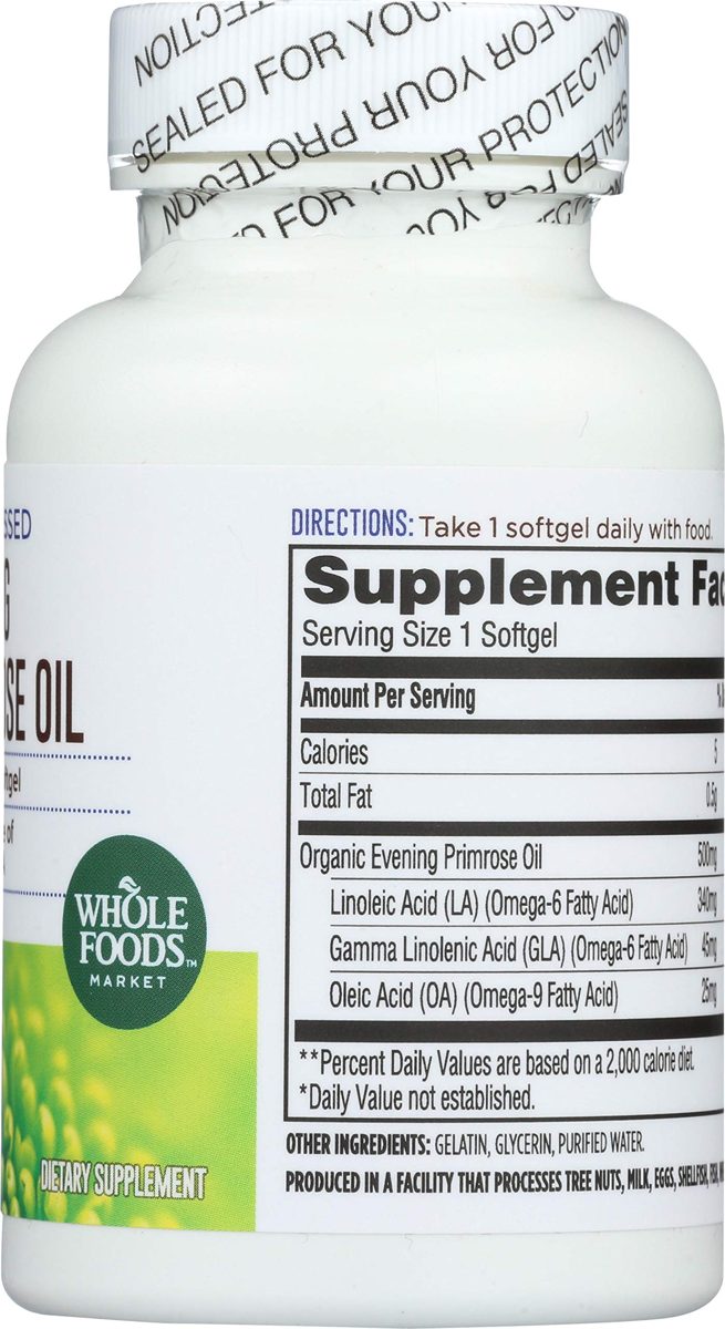 Whole Foods Market, Evening Primrose Oil 500 mg, 120 ct