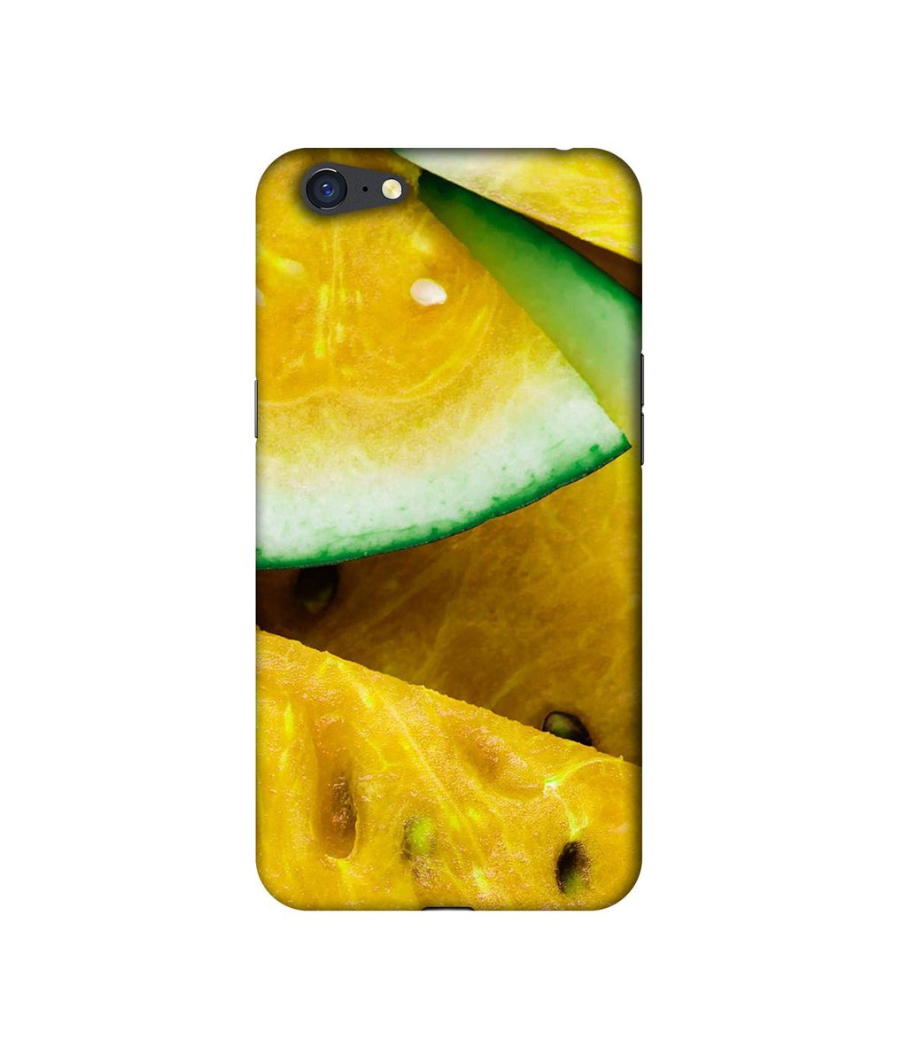 Amazon Brand - Solimo Designer Yellow Watermelon 3D Printed Hard Back Case Mobile Cover for Oppo A71