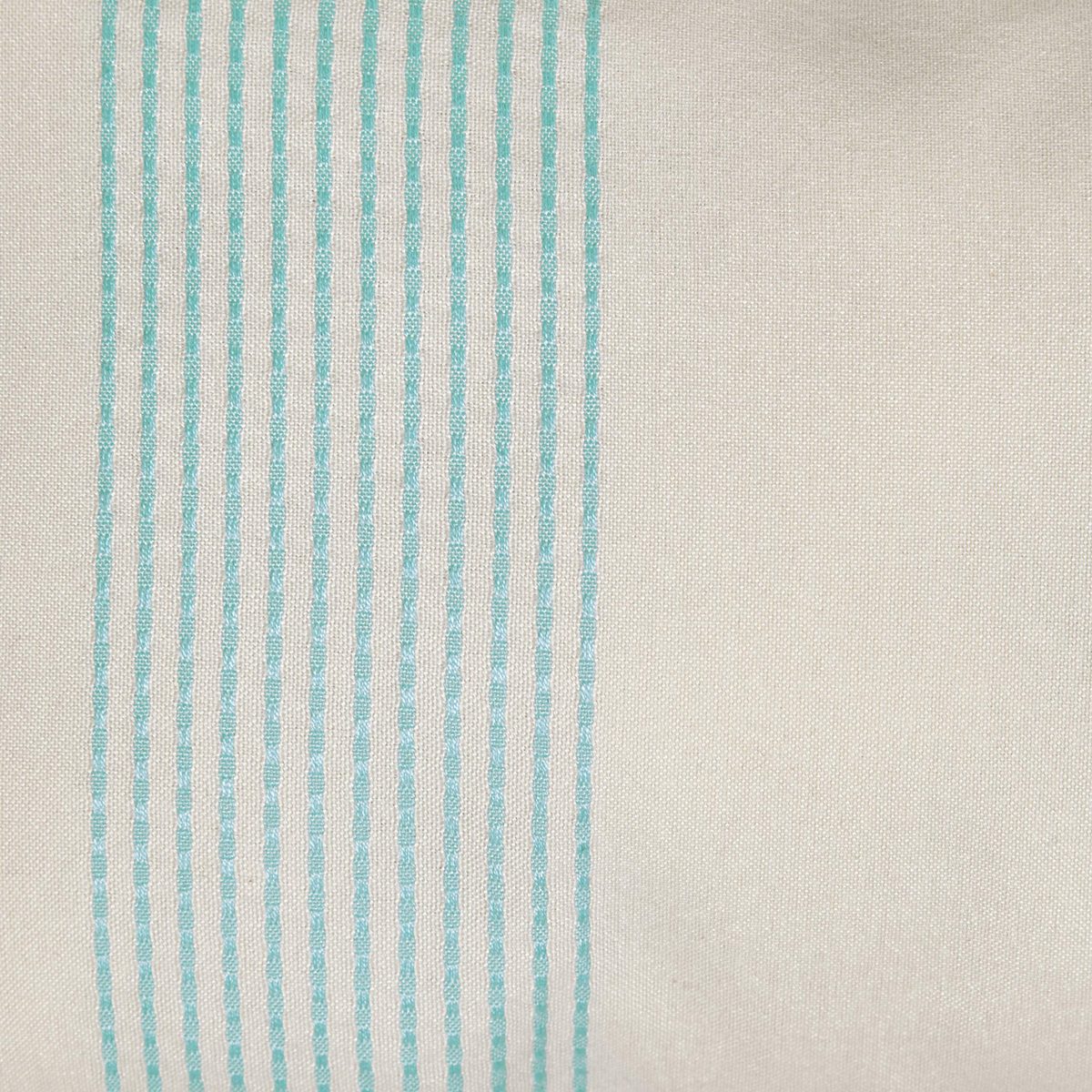 Amazon Brand – Stone & Beam Casual Outdoor Stripe Throw Pillow - 24 x 12 Inch, Teal