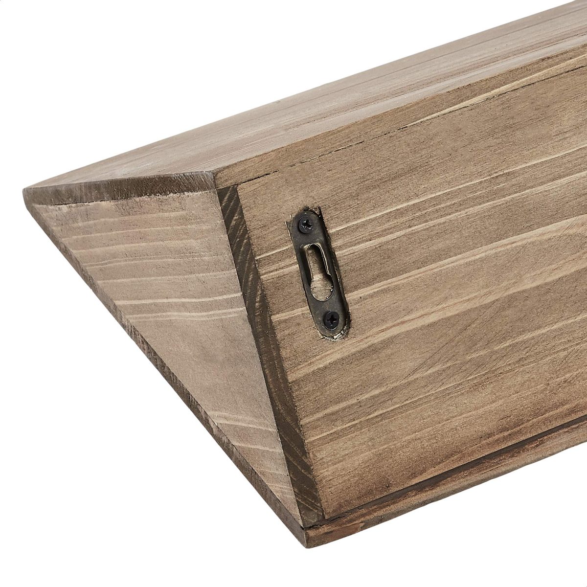 AmazonBasics Floating Cube Shelves - 24-Inch, Natural, 2-Pack