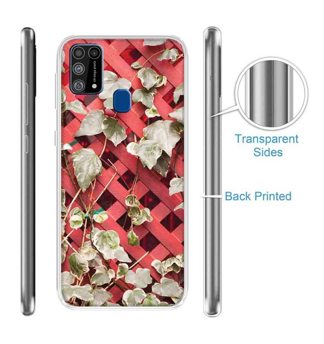 Amazon Brand - Solimo Designer Multicolor Morning Glory Printed Soft Back Case Mobile Cover for Samsung Galaxy M31