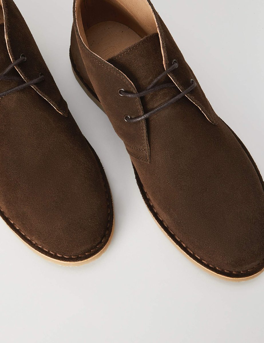 find. Women's Slim Fit Formal Pant Desert Boots, Brown Dark Brown, 8