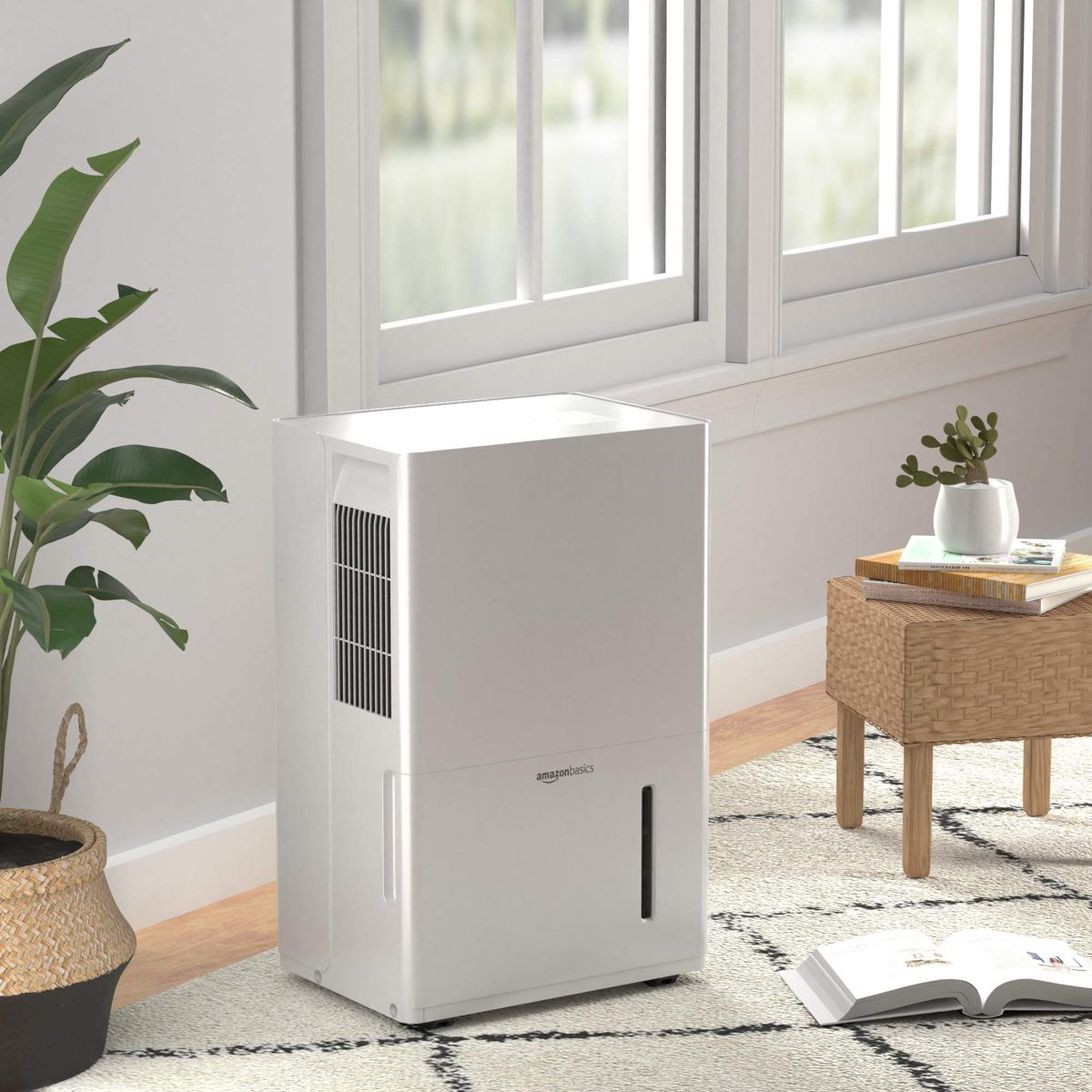 AmazonBasics Dehumidifier - For Areas Up to 2,500 Square Feet, 35-Pint, Energy Star Certified
