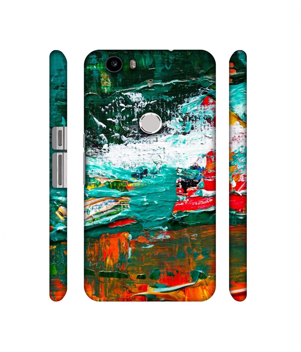 Amazon Brand - Solimo Designer Multicolor Glass Color 3D Printed Hard Back Case Mobile Cover for Nexus 6P
