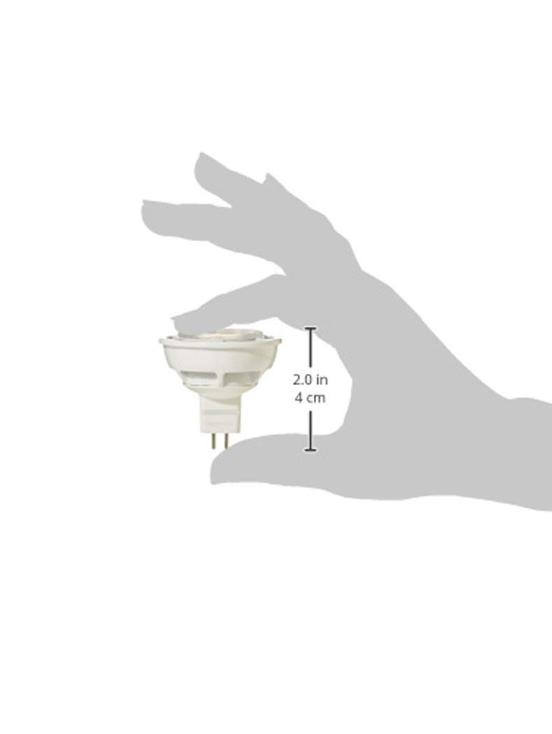 AmazonBasics Professional LED GU5.3 MR16 Spotlight Bulb, 50W Equivalent, Warm White, Dimmable - Pack of 6