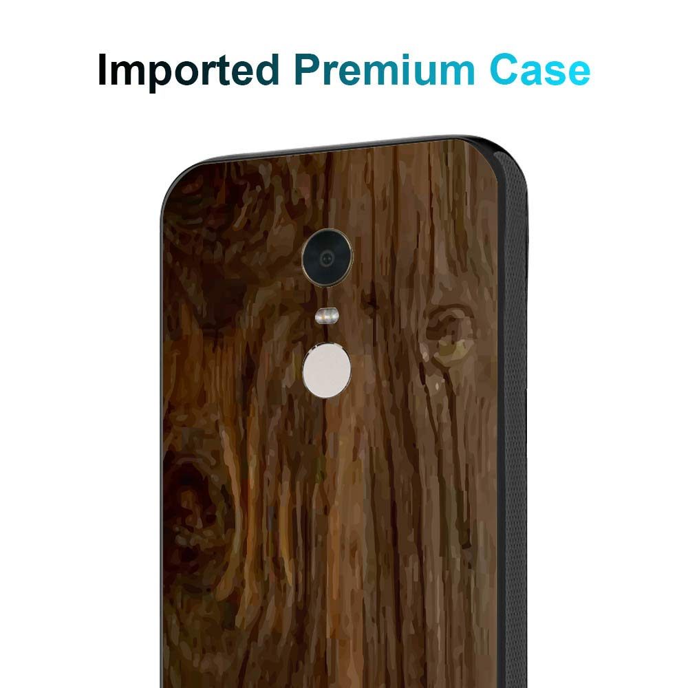 Amazon Brand - Solimo Designer Wooden Texture Printed Hard Back Case Mobile Cover for Xiaomi Redmi Note 5 (D207)