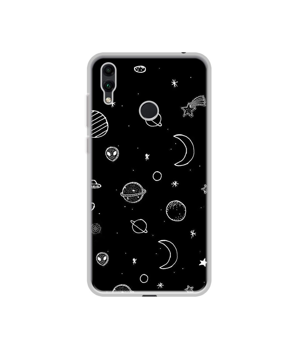 Amazon Brand - Solimo Designer Solar System UV Printed Soft Back Case Mobile Cover for Huawei Honor 8C