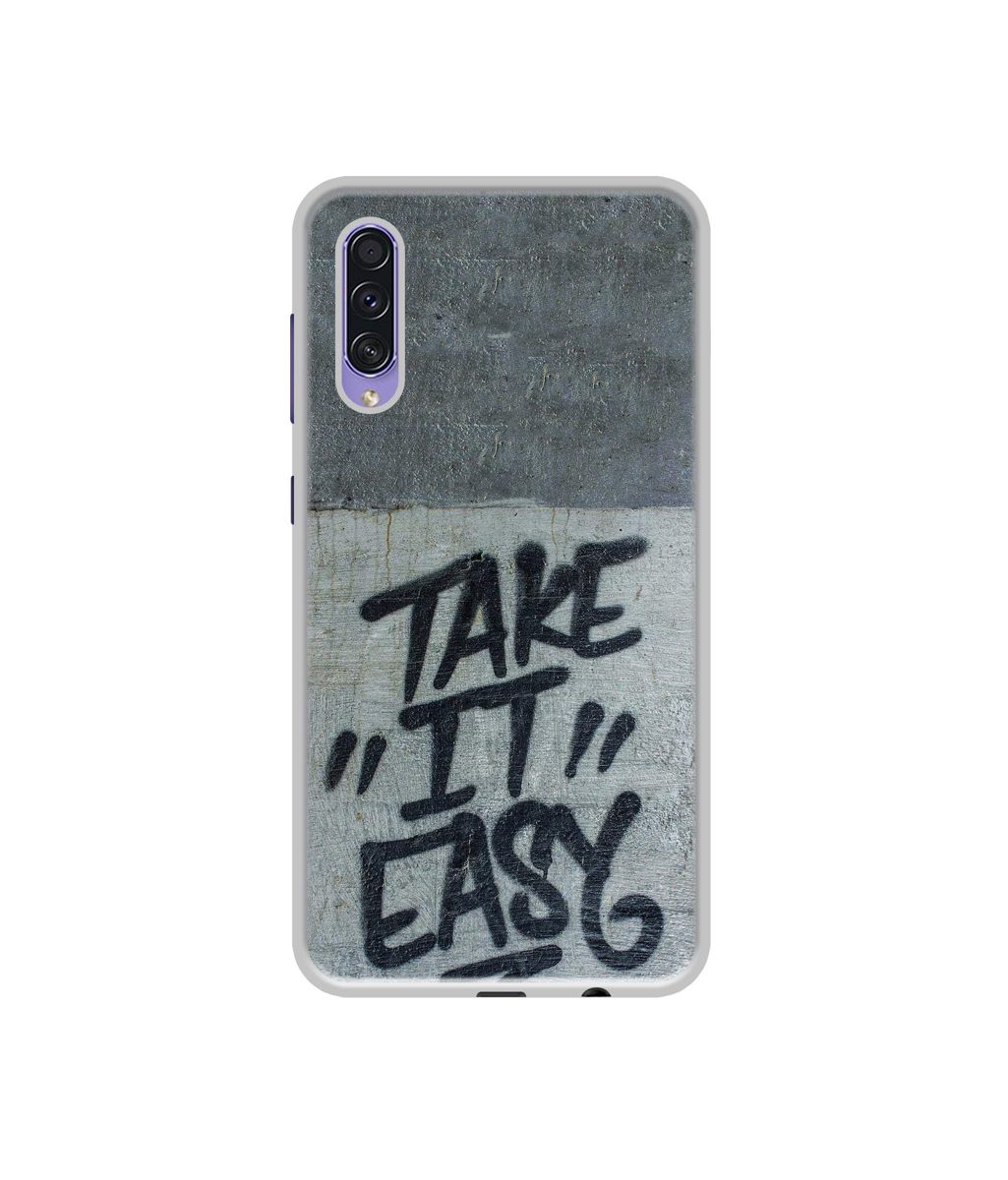 Amazon Brand - Solimo Designer Take It Easy UV Printed Soft Back Case Mobile Cover for Samsung Galaxy A50s