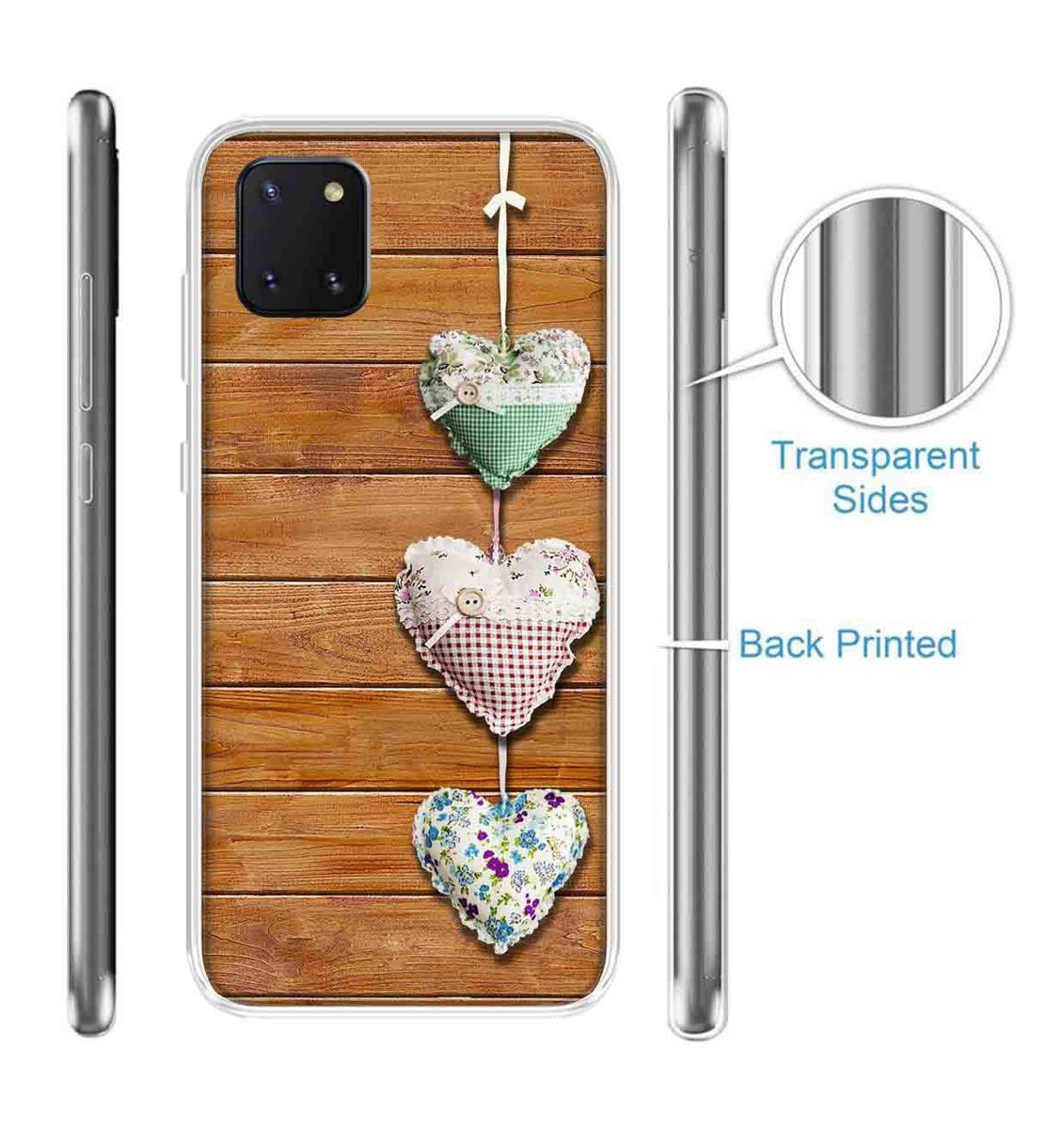 Amazon Brand - Solimo Designer Multicolor Thread Heart Design Printed Soft Back Case Mobile Cover for Samsung Galaxy Note 10 Lite