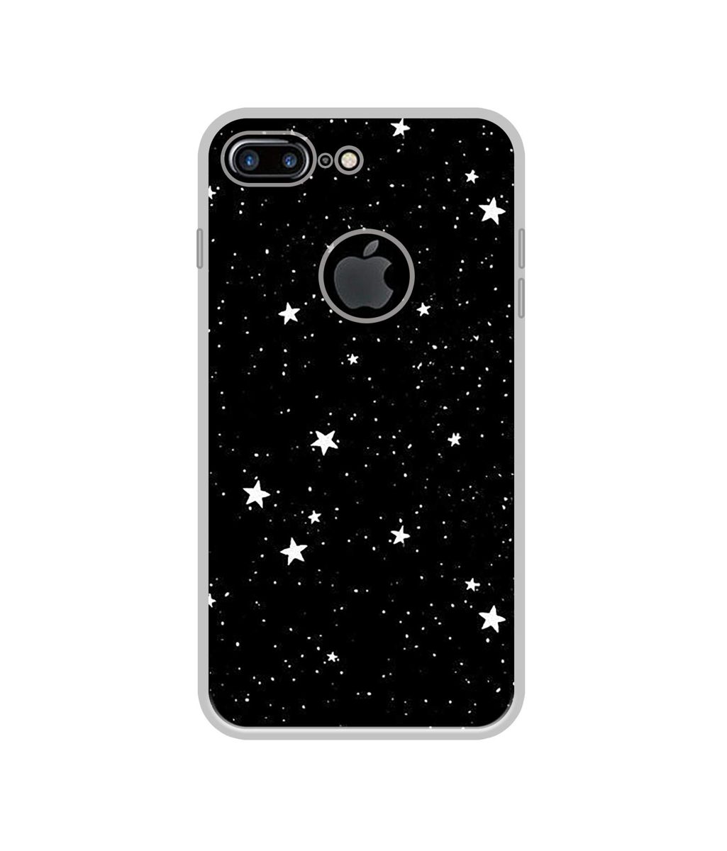 Amazon Brand - Solimo Designer Stars UV Printed Soft Back Case Mobile Cover for Apple iPhone 7 Plus (Logo Cut)