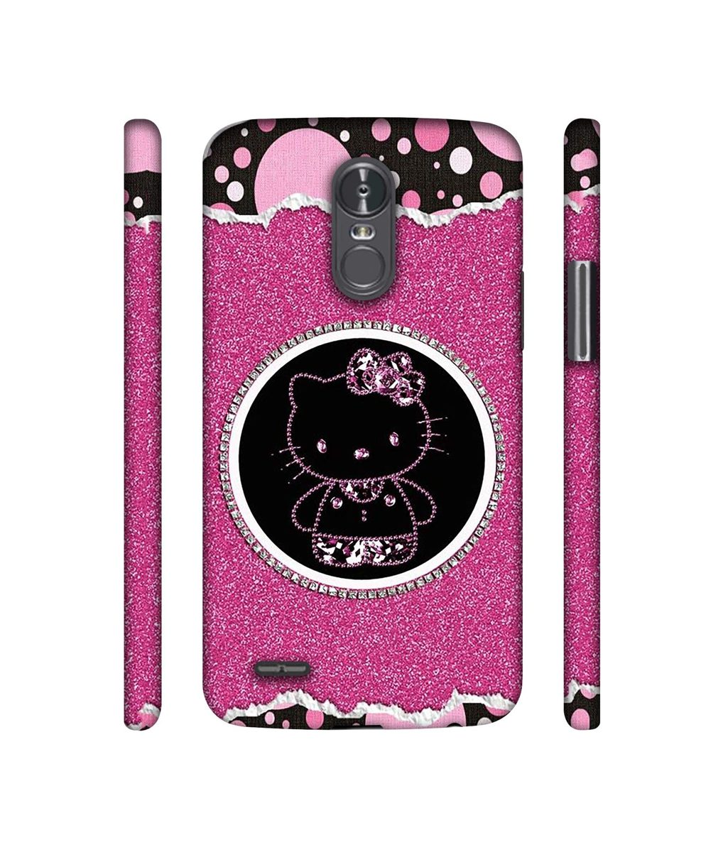 Amazon Brand - Solimo Designer Kitty with Glitter 3D Printed Hard Back Case Mobile Cover for LG Stylus 3
