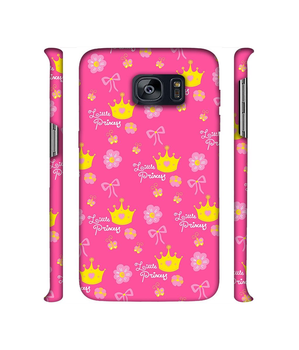 Amazon Brand - Solimo Designer Little Princess Pattern 3D Printed Hard Back Case Mobile Cover for Samsung Galaxy S7 Edge