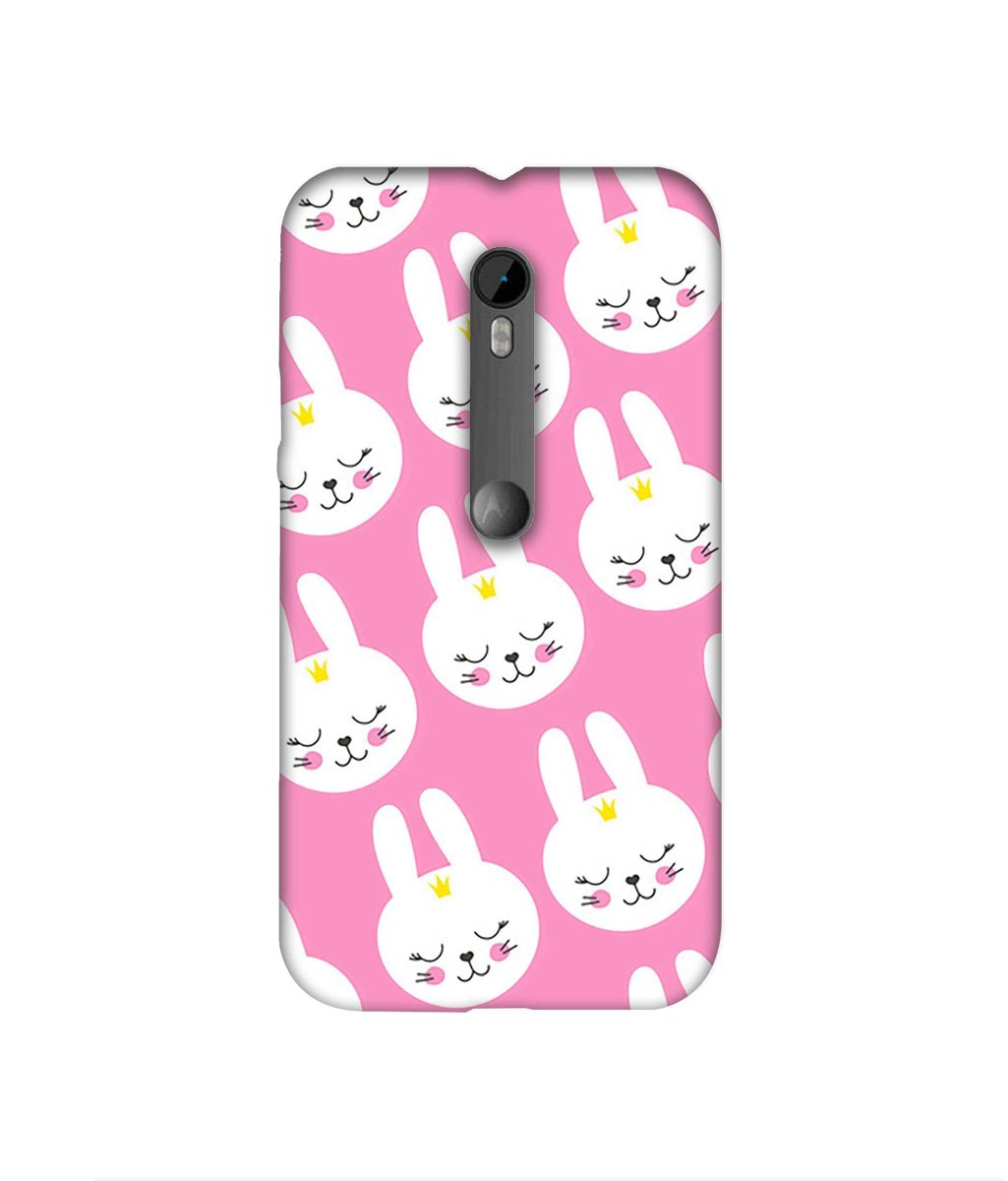 Amazon Brand - Solimo Designer Rabbit Pattern 3D Printed Hard Back Case Mobile Cover for Motorola Moto G 3rd Generation