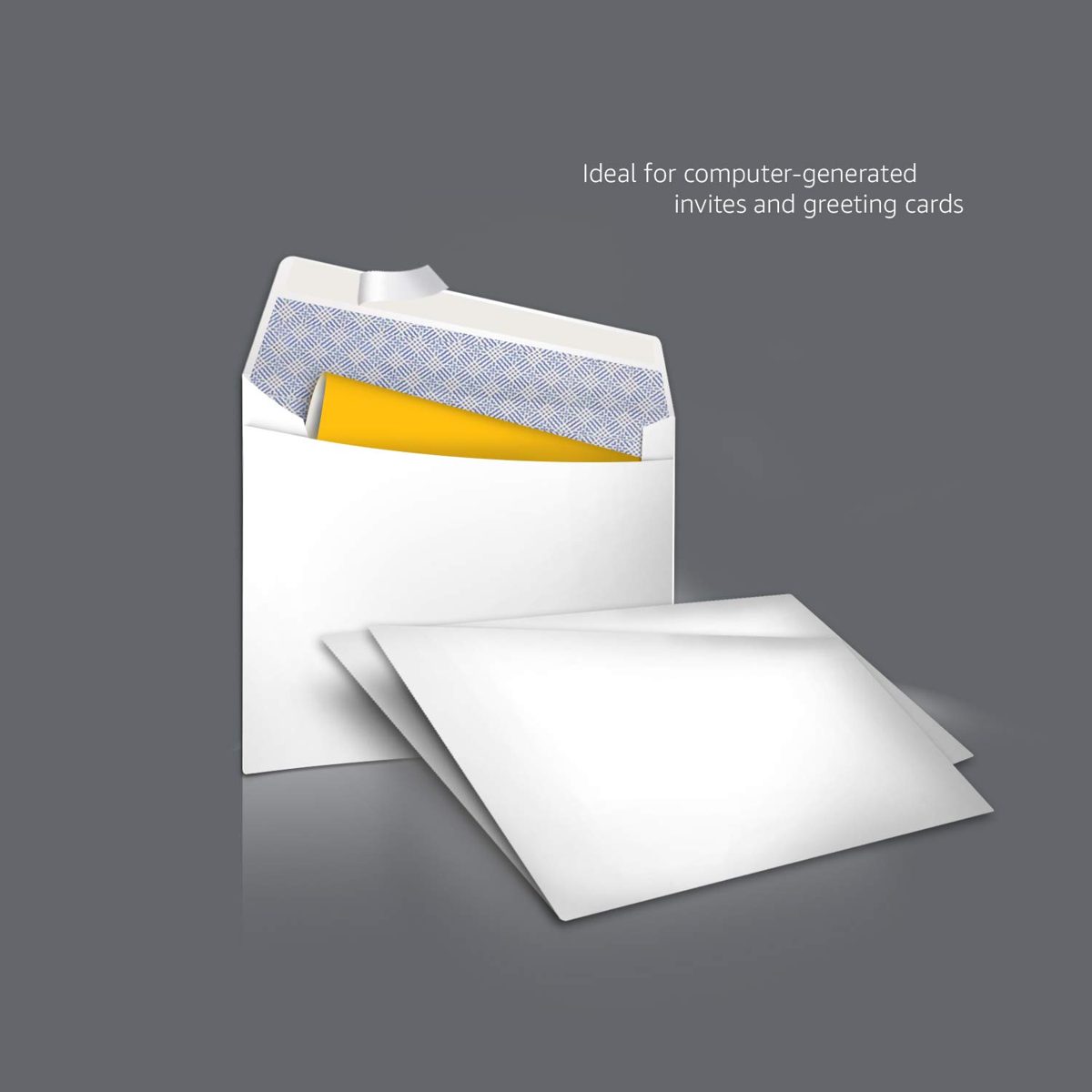 AmazonBasics #6 3/4 Security-Tinted Envelope, Peel & Seal 100-Pack
