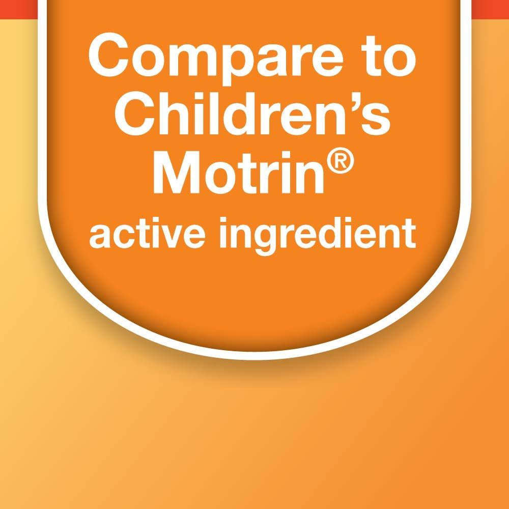 Basic Care Children's Ibuprofen Chewable Tablets, 100 Mg, Orange Flavored, 24 Count