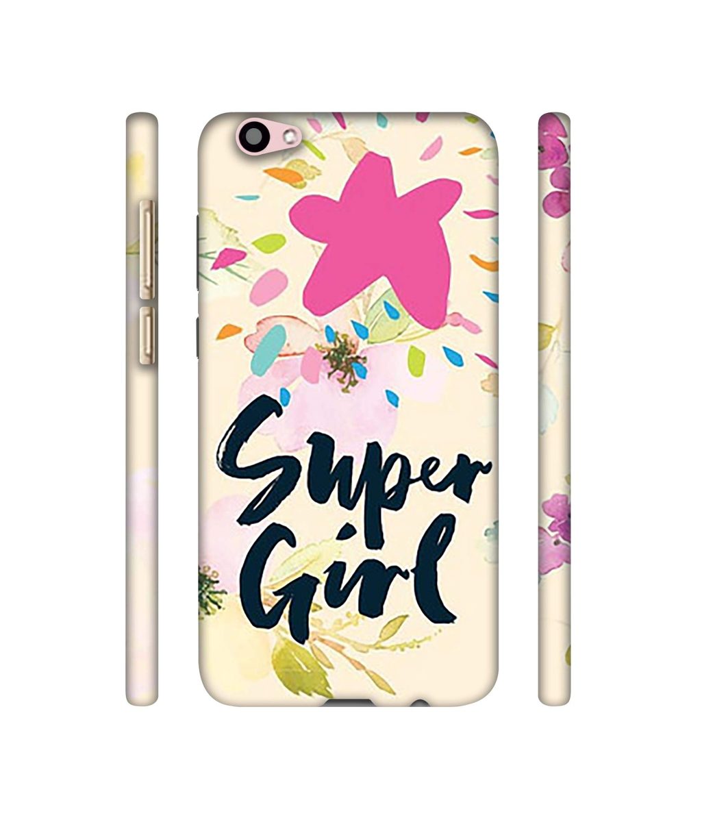 Amazon Brand - Solimo Designer Super Girl 3D Printed Hard Back Case Mobile Cover for Vivo V5 Plus