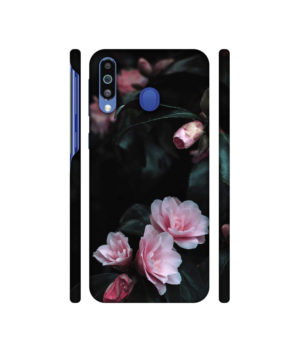 Amazon Brand - Solimo Designer Dark Flowers Photography 3D Printed Hard Back Case Mobile Cover for Samsung Galaxy M21