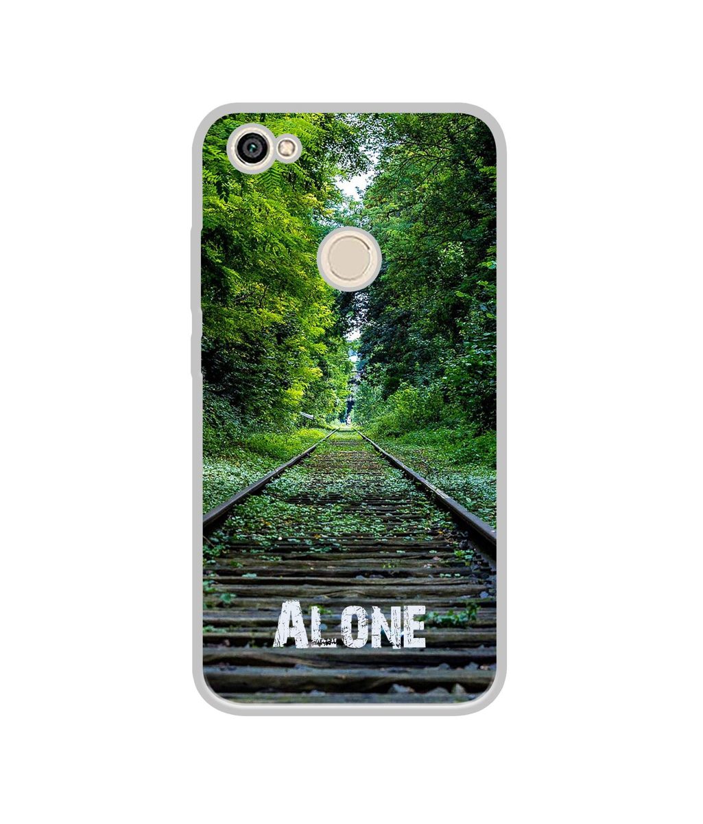 Amazon Brand - Solimo Designer Alone UV Printed Soft Back Case Mobile Cover for Mi Redmi Y1 (Note 5A)