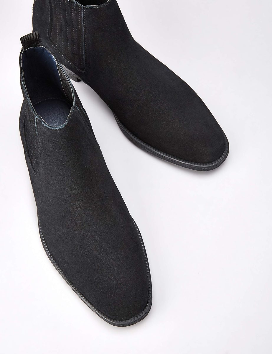 find. Men's Atwood Chelsea Boots, Black, US 10