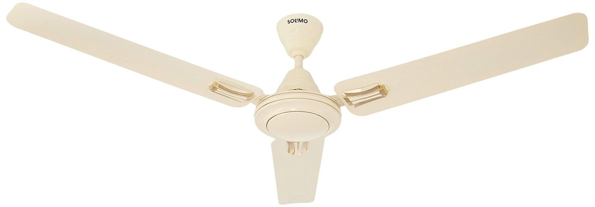 (Renewed) Amazon Brand - Solimo Swoosh 1200mm Ceiling Fan (Ivory)