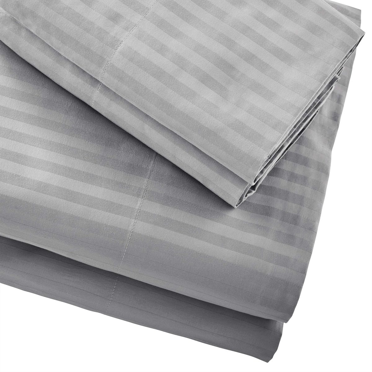 Stone & Beam 400 Thread-Count Dobby Stripe Sateen Sheet Set