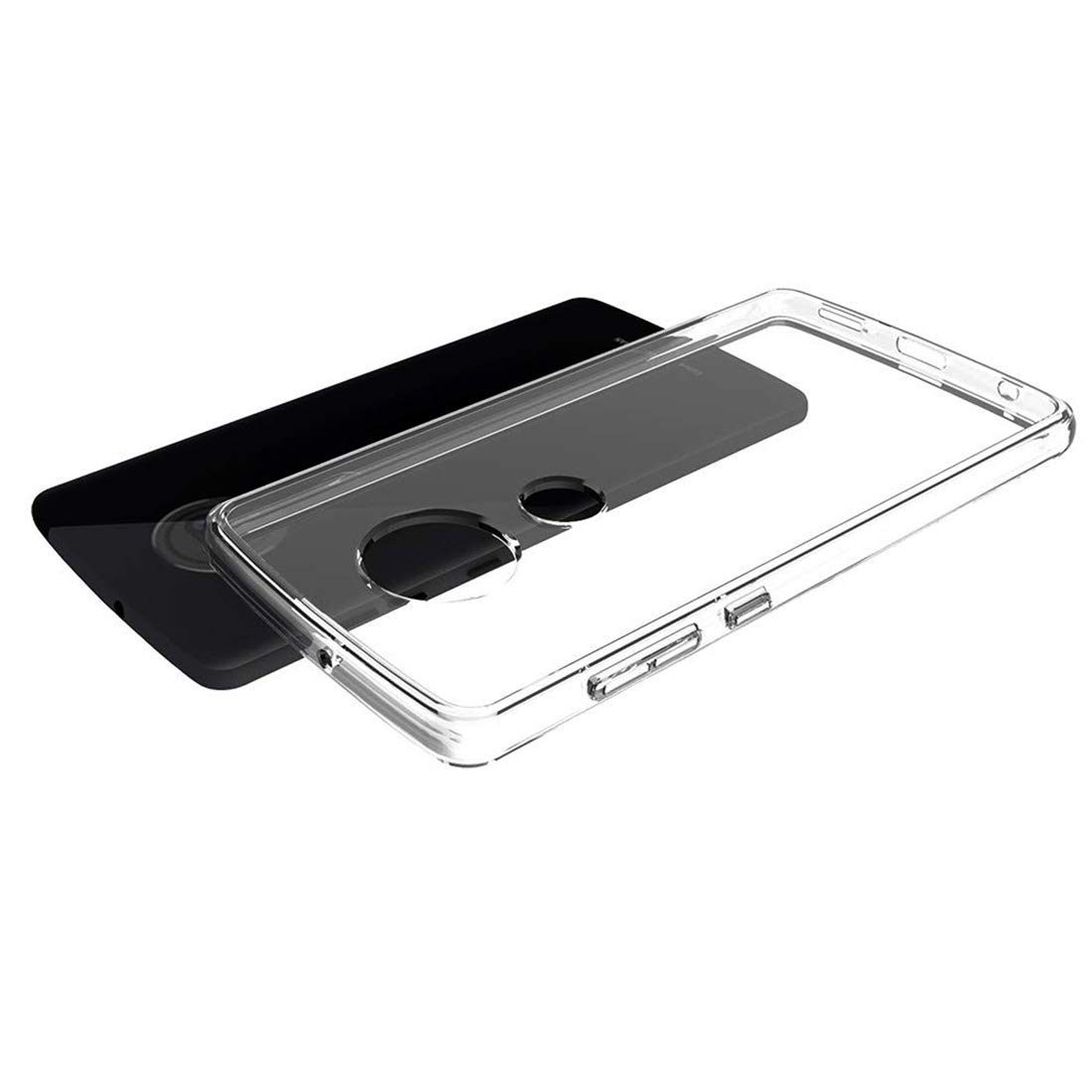 Amazon Brand - Solimo Mobile Cover for Motorola Moto G7 (Soft & Flexible Back Case), Transparent