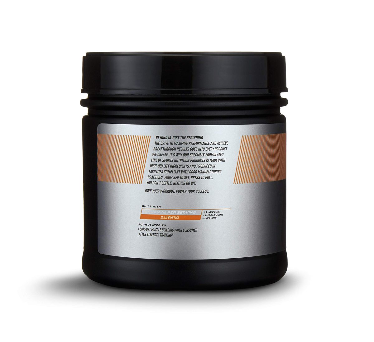 OWN PWR BCAA Powder, Unflavored, 60 servings, Micronized Branched Chain Amino Acids (2:1:1 Ratio)