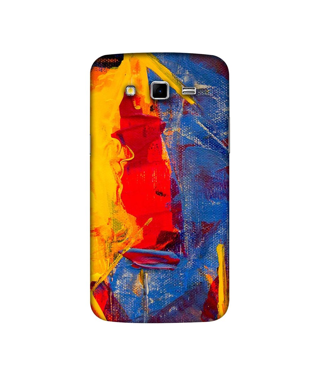 Amazon Brand - Solimo Designer Yellow and Dark Blue Canvas 3D Printed Hard Back Case Mobile Cover for Samsung Galaxy Grand 2 G7102 / G7105