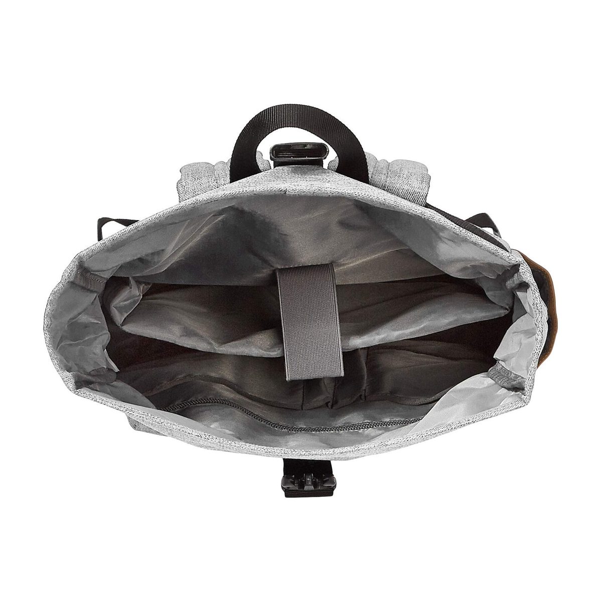 (Renewed) AmazonBasics Anti-Theft Roll Top Backpack - Grey