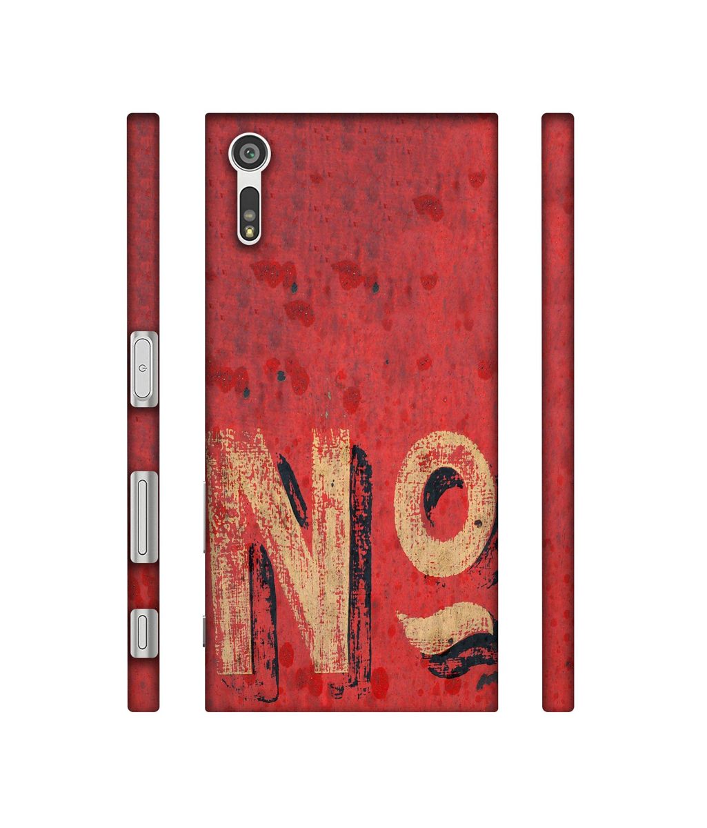 Amazon Brand - Solimo Designer No 3D Printed Hard Back Case Mobile Cover for Sony Xperia XZ Dual
