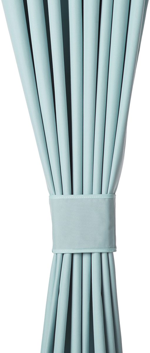 Amazon Basics Heat-Insulating Thermal Blackout Curtains, Pack of 2, 168 x 137 cm (W x L), Sea Green