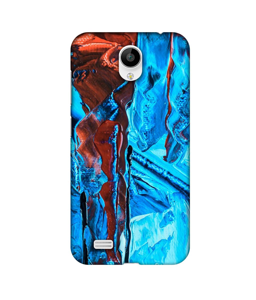 Amazon Brand - Solimo Designer Zik Zak Color Mixing 3D Printed Hard Back Case Mobile Cover for Vivo Y21L