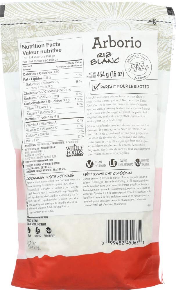 365 Everyday Value, Arborio White Rice, 16 oz