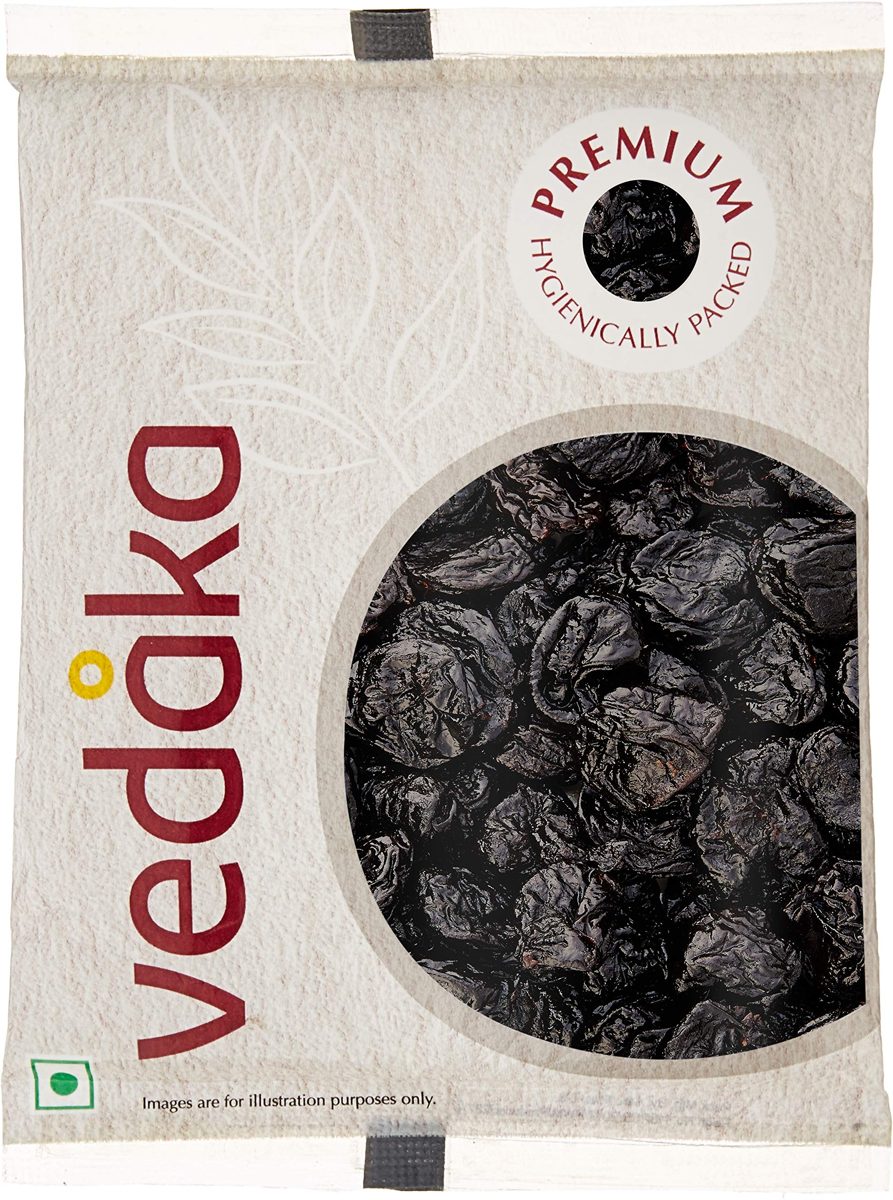 Amazon Brand - Vedaka Premium Prunes, 1kg