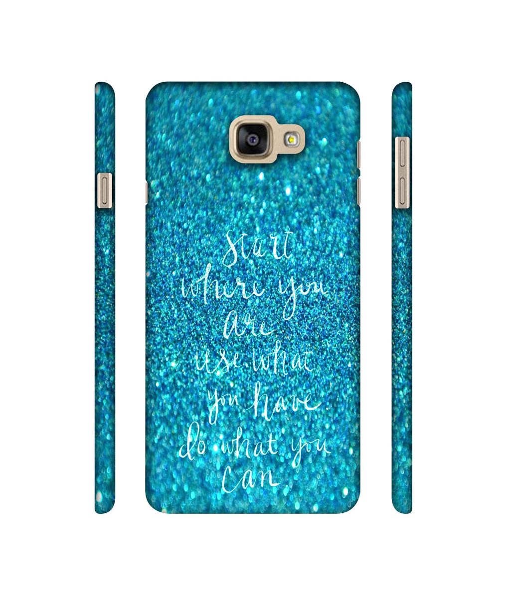 Amazon Brand - Solimo Designer Start were You are 3D Printed Hard Back Case Mobile Cover for Samsung Galaxy A9 Pro