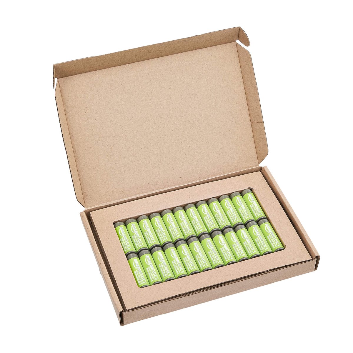 AmazonBasics AA High-Capacity Rechargeable Batteries 2400mAh (24-Pack) Pre-Charged