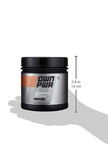 OWN PWR BCAA Powder, Unflavored, 60 servings, Micronized Branched Chain Amino Acids (2:1:1 Ratio)