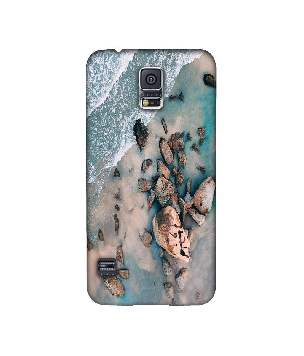 Amazon Brand - Solimo Designer Beach Side 3D Printed Hard Back Case Mobile Cover for Samsung Galaxy S5 i9600
