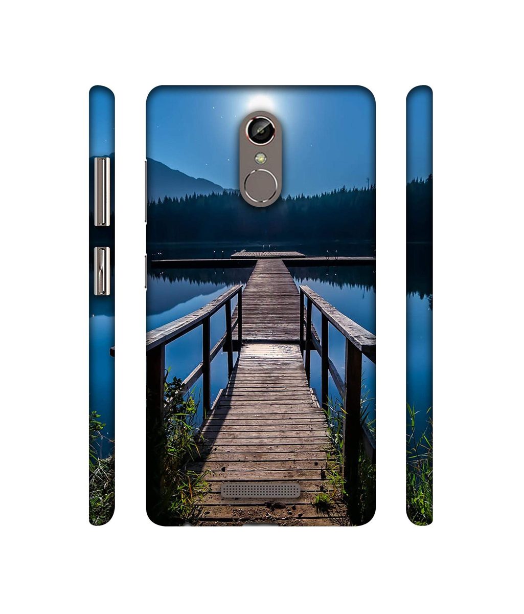 Amazon Brand - Solimo Designer Wooden Beach 3D Printed Hard Back Case Mobile Cover for Gionee S6s
