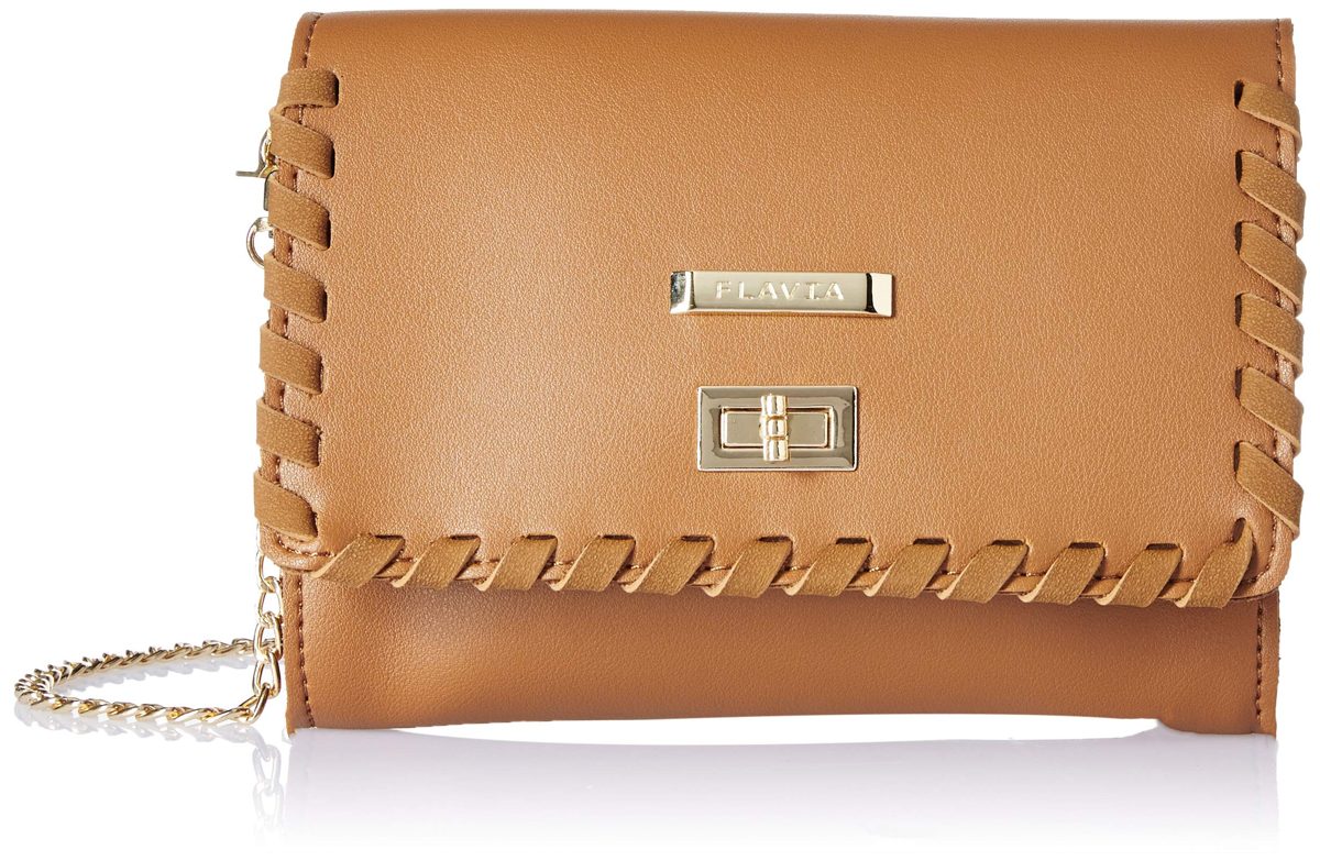 Flavia Women's Handbag (Brown)