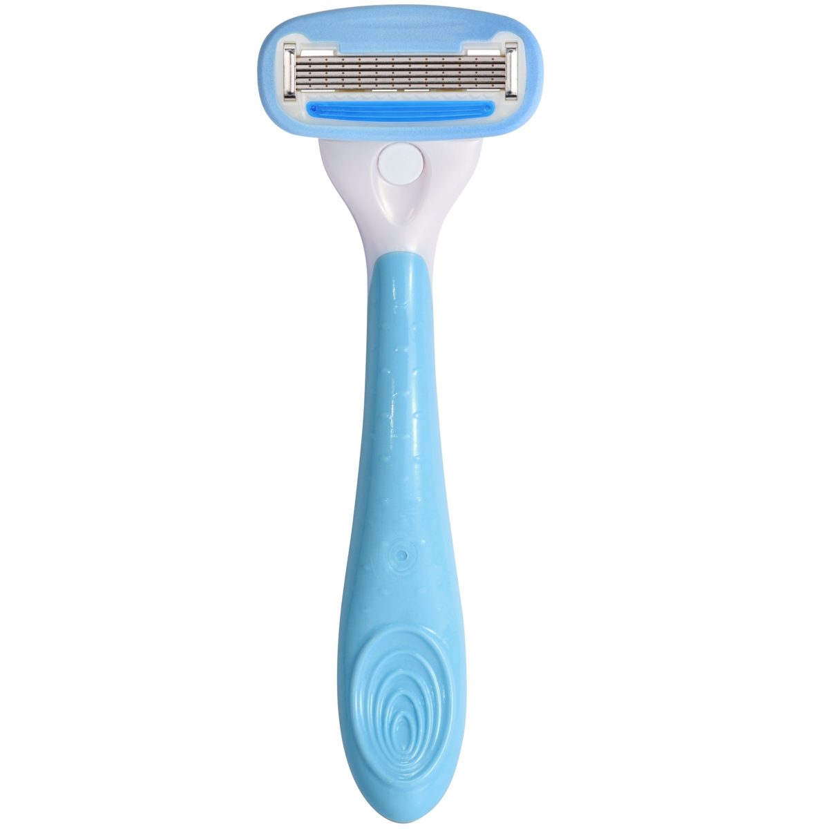 Solimo 5-Blade Razor for Women, Handle & 2 Cartridges (Cartridges fit Solimo Razor Handles only)