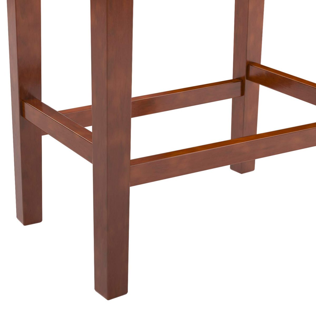Ravenna Home Faraday Saddle Nailhead Bar Stool, 30.5"H, Zinc