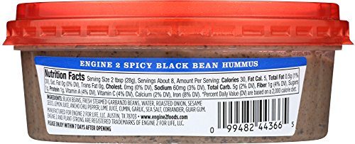Engine 2, Spicy Black Bean Hummus, 8 oz