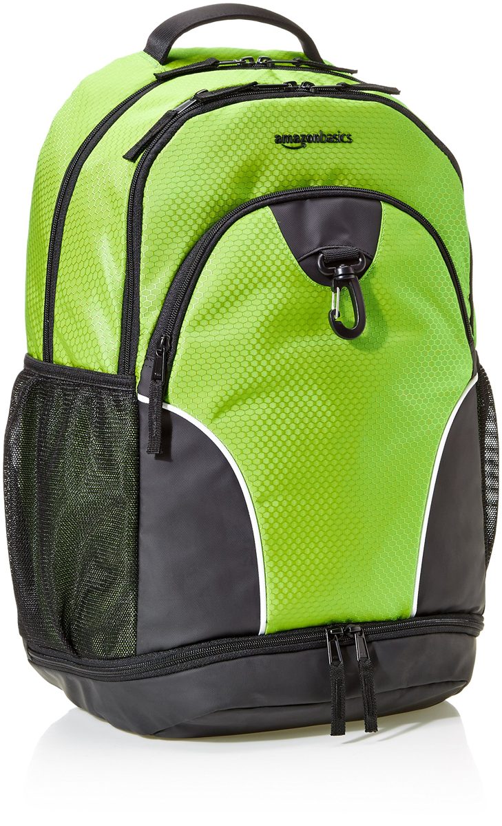 AmazonBasics Sport Laptop Backpack - Hyper Green